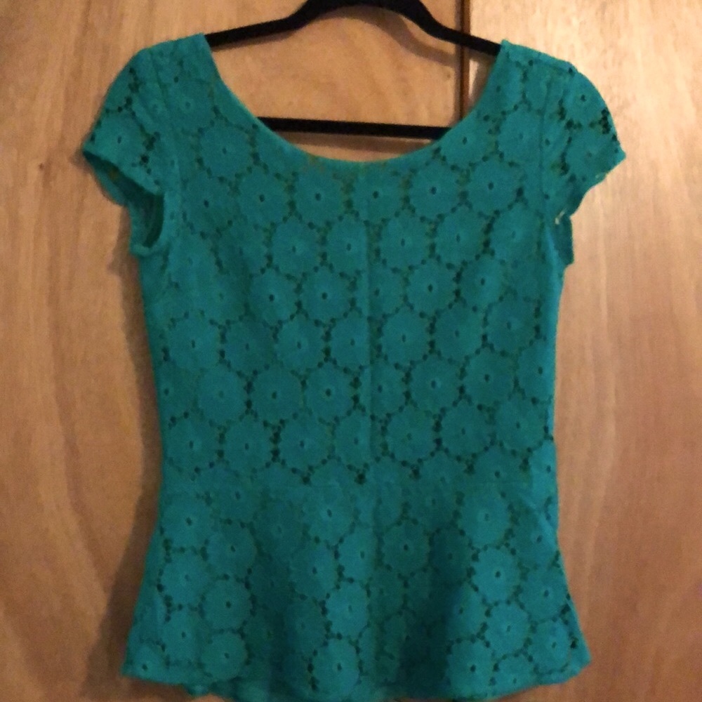 Xhilaration women peplum top size M.